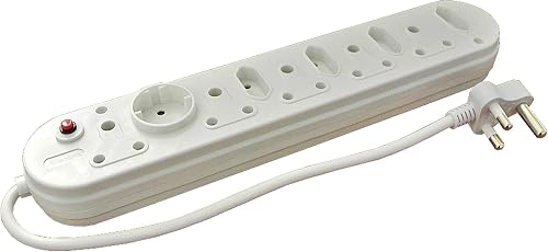 AlphaCell Multiplug - 10 way 5x16a 4x5a +1xschuko+ overload