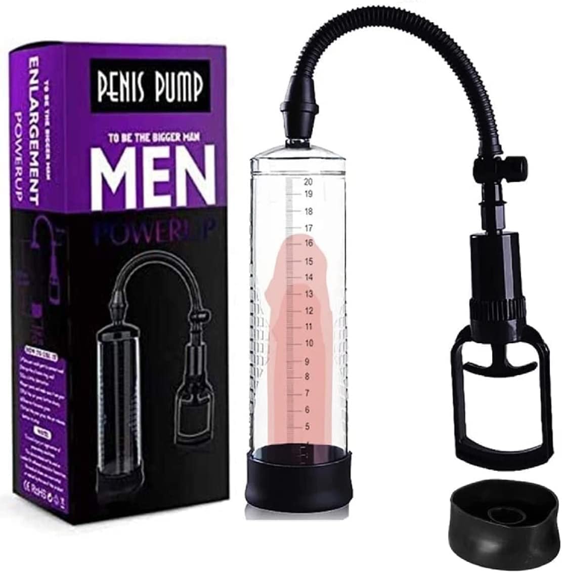 Men's Vacuum Pump Plus Pump Men's Enhanced Growth Pump Pen Cup Stable Professional Set Solid Vacuum Pump Home Performance Pump-T7310