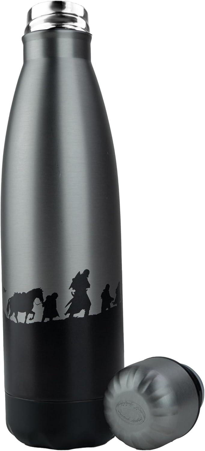 Cinereplicas Lord of the Rings - Fellowship of the Ring 500ml Stainless Steel Insulated Water Bottle - Official License