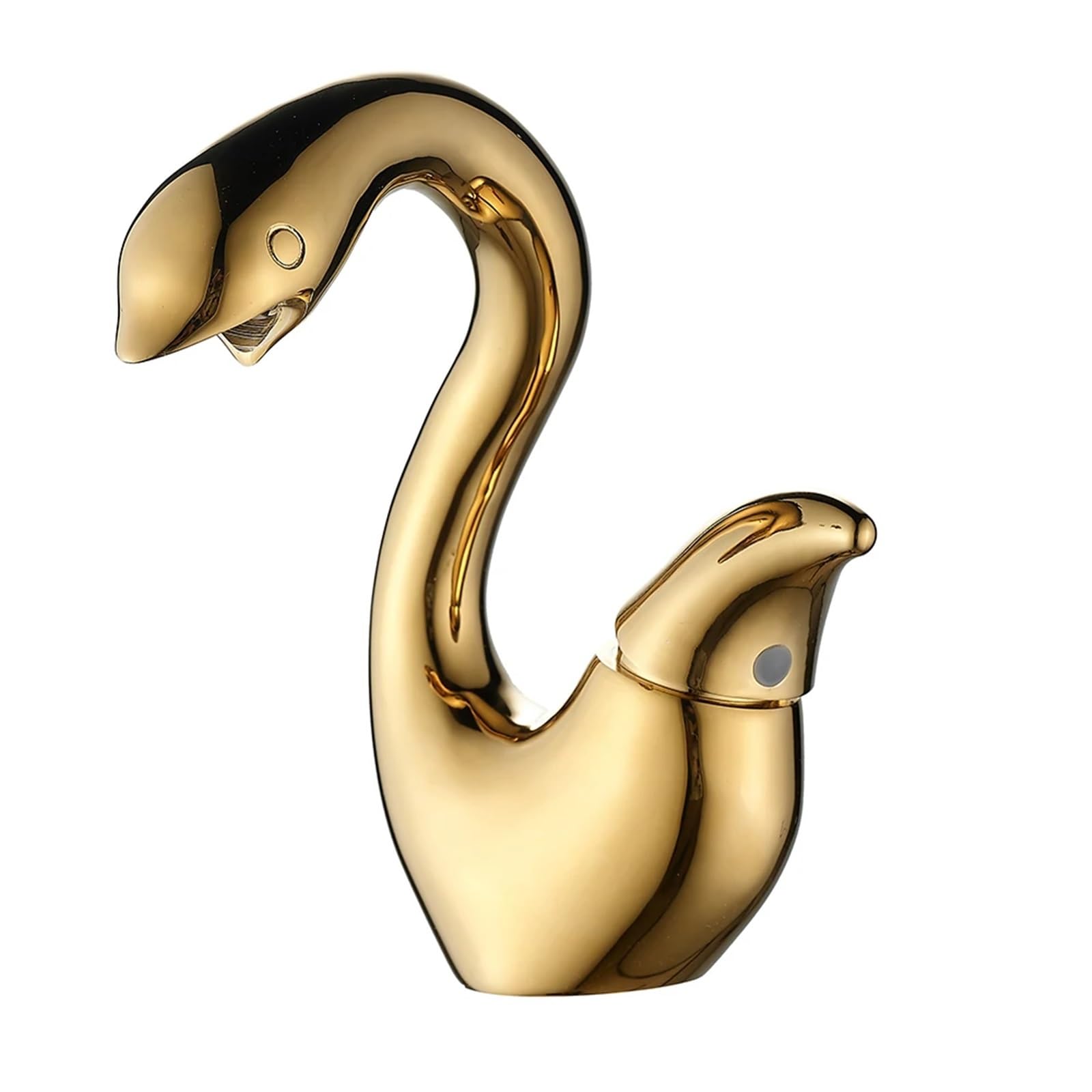 Basin Faucets Swan Design Modern Bathroom Sink Faucet Single Handle Deck Mounted Wash Basin Water Tap Hot and Cold Mixer(Color-5)