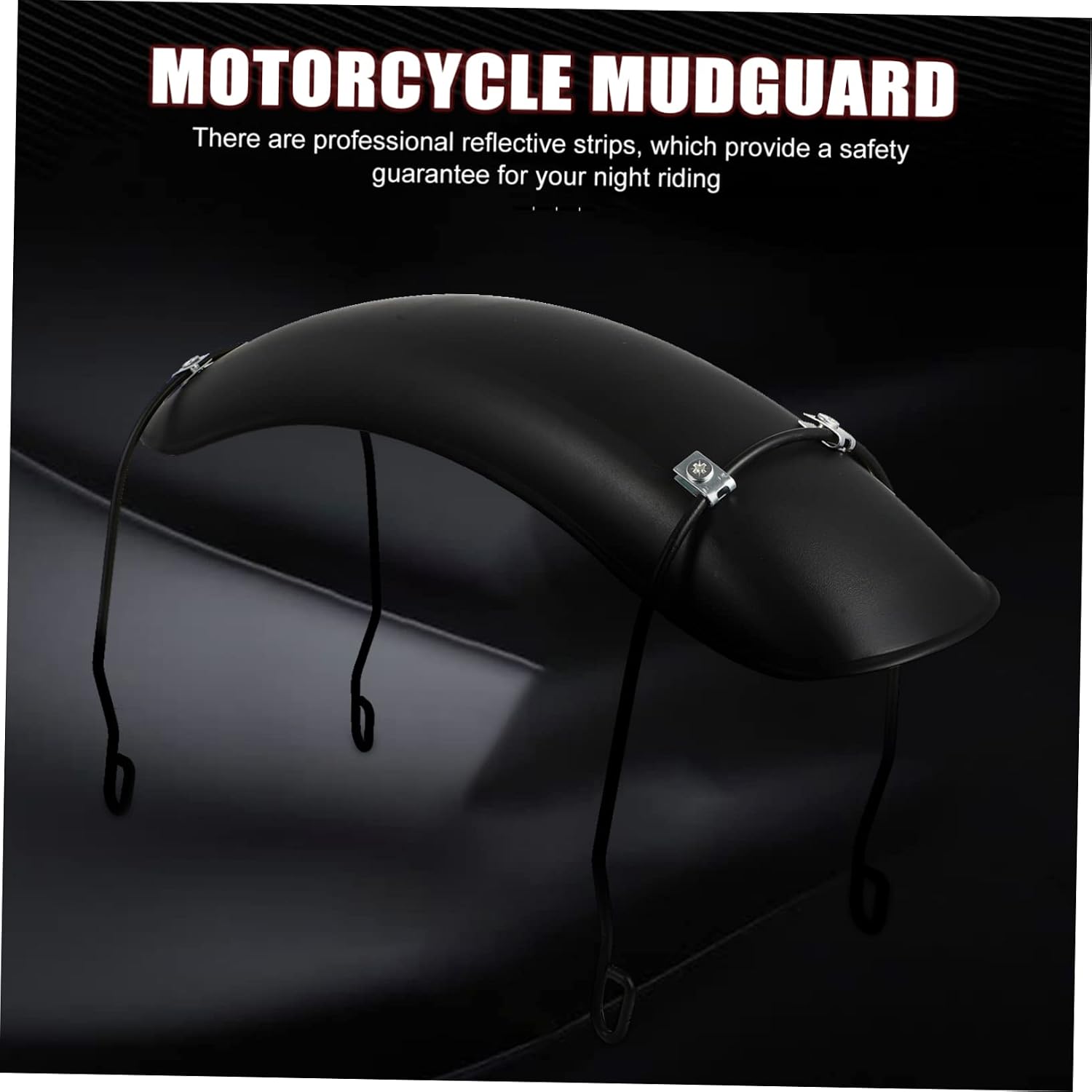 PRETYZOOM Motorcycle Front Material Mud Guard for Bikes Easy Install Protects Tire from Mud Rain