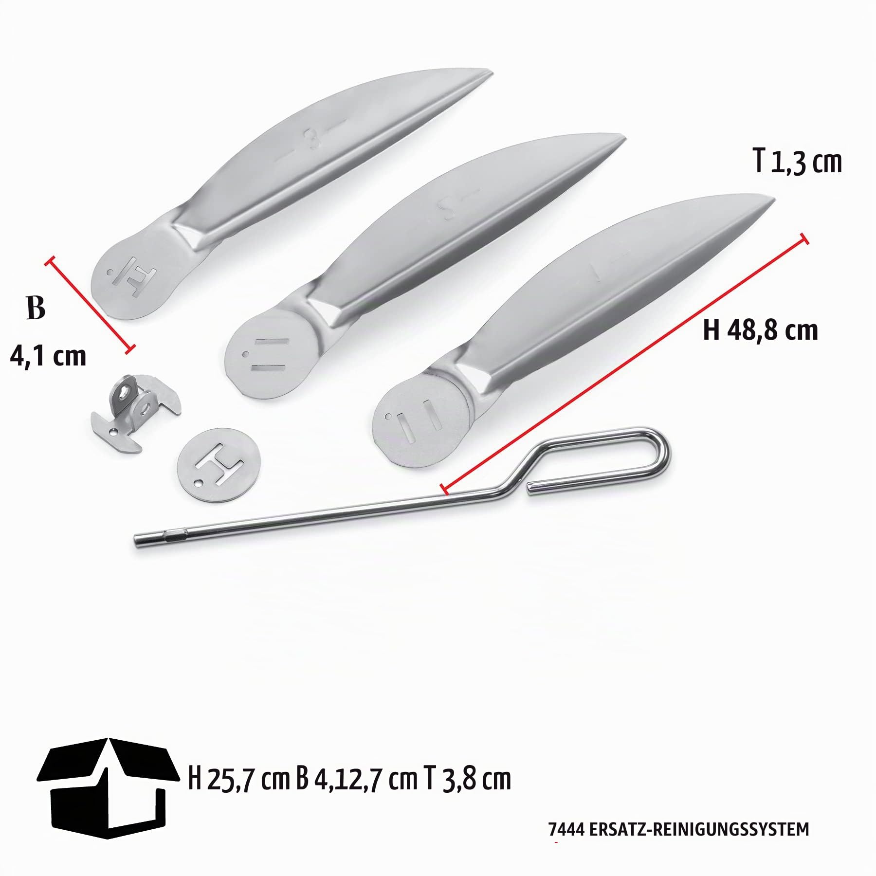 Weber One-Touch Reinigungssystem-Set, passend für 57 cm Holzkohlegrills