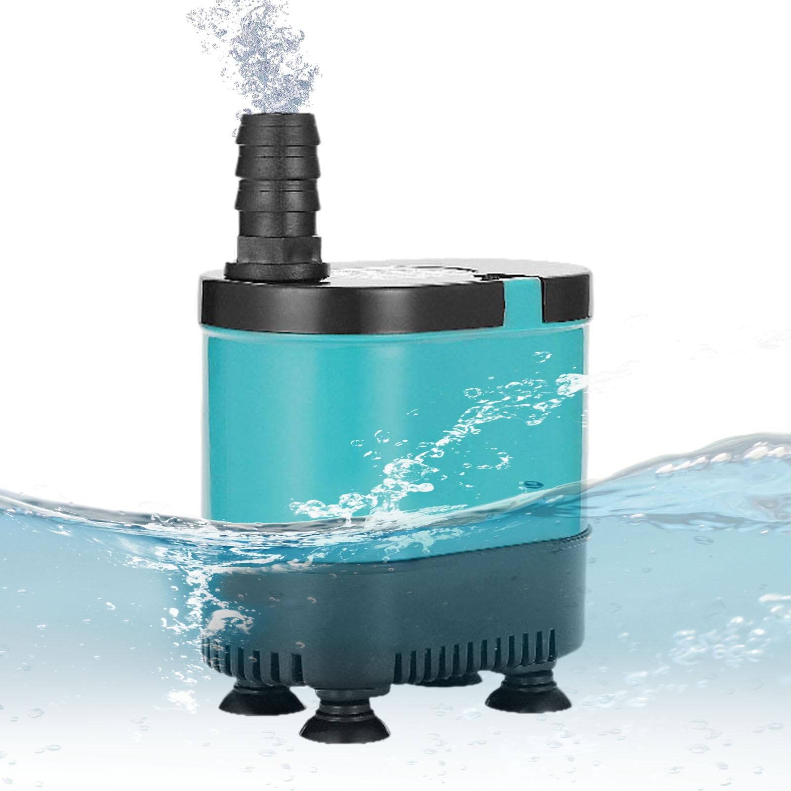 Pompe de fontaine d'eau pour animer un étang à poissons au jardin