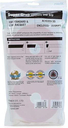 Miniatura 7 de YONEX Super Grap - Raqueta de tenis (30 envolturas)