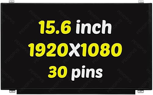 Reemplazo de pantalla de 15.6 "para B156HTN03.8 Reemplazo de pantalla LCD 30PIN FHD 1920x1080 IPS Pantalla LCD mate Asamblea digitalizador