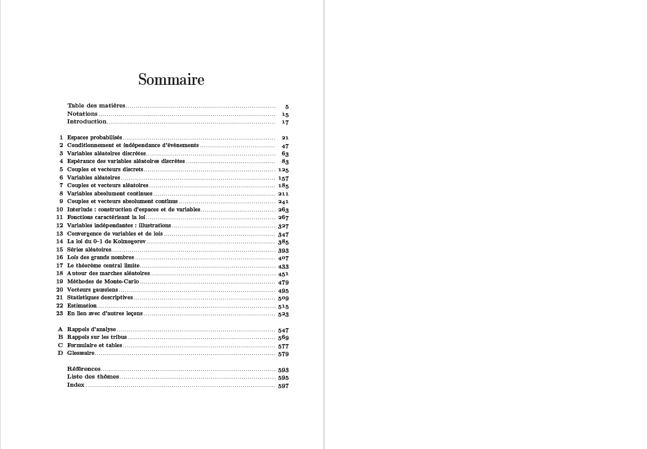 Mathématiques pour l’agrégation externe. Probabilités