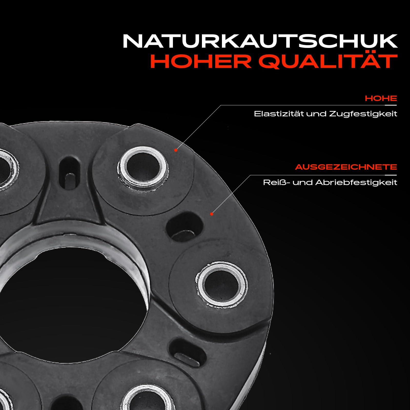 Frankberg Gelenkscheibe Hardyscheibe Kompatibel mit C-Klasse W204 S204 2007-2008 E-Klasse W211 W212 A207 C207 S211 S212 2002-2016 S-Klasse W221 2009-2013 Replace# 2114100215