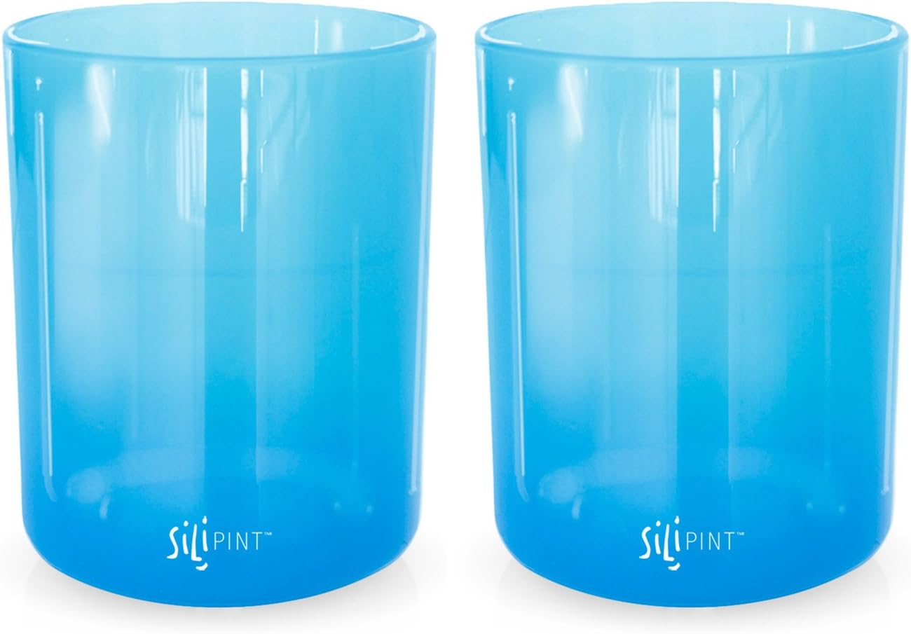 SILIPINT Base Unbreakable Silicone Drinkware Glass, 12-Ounce