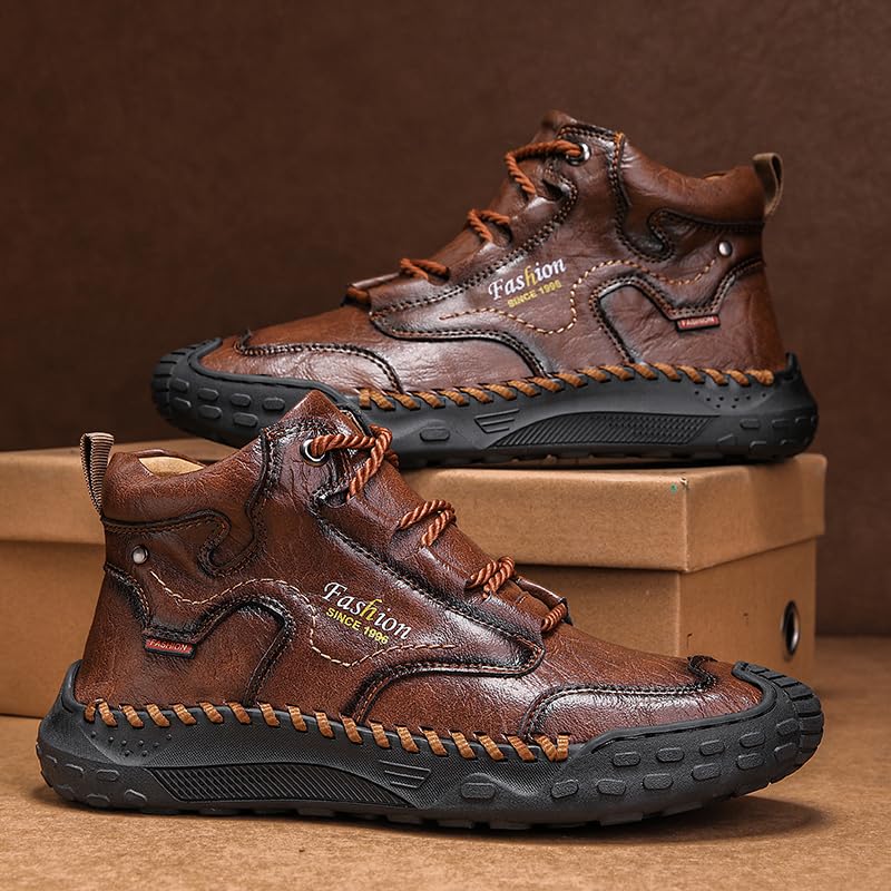 Mens Boots For Men High Top Sneakers Chelsea Leather Shoes Casual Men's Black Yellow Brown Size Boot Man Shoe Formal Oxford3