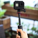 Ulanzi MT-09 Extension Pole Tripod, Mini Selfie Stick Tripod Stand Handle Grip for GoPro8 7 6 5 4 Max DJI OSMO Action Insta360 One X SJCAM Vlogging