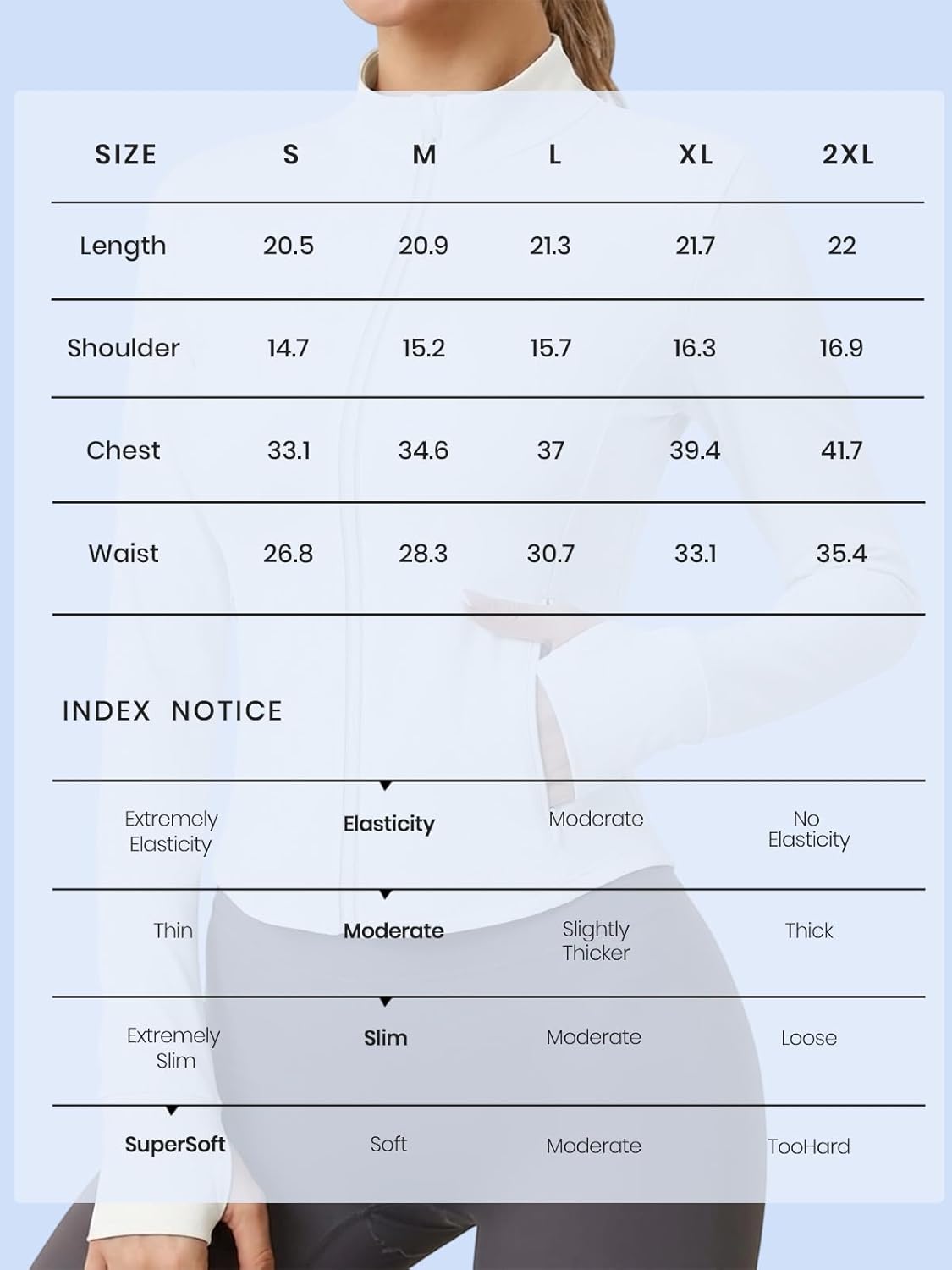 Auxo Workout Jackets for Woman Reflective UPF 50+ Zip Up Cropped Running Jacket Gym Yoga Tops with Pockets - Image 6