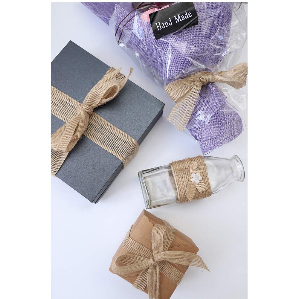 3 Rouleaux/30m Jute Toile De Jute Craft Ruban En Toile De Jute Naturelle, Arts Bande Pour Événements De Mariage Fête Et Décoration De Maison Travaux Manuels Décorations De Mariage(1.5cm,2.5cm,3.8cm