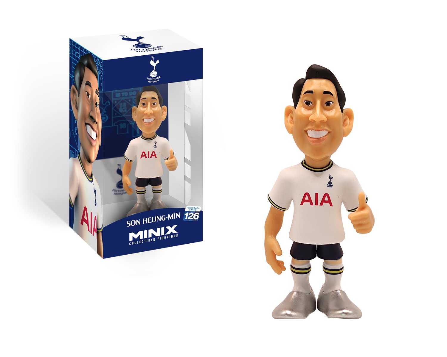 Son Heung-min, Official Tottenham Hotspur, Sports Collectable 12 cm Figurine, Unique Soccer Gift for All Ages, Football Stars