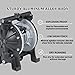 TDS DYI SHENG Air-Operated Double Diaphragm Pump 3/4 Inch Aluminum, Teflon Diaphragm, 22.45GPM, for Industrial Use, Acid/Akali, Diesel, Grease, Kerosene & Oil, water transfer pump, transfer pump