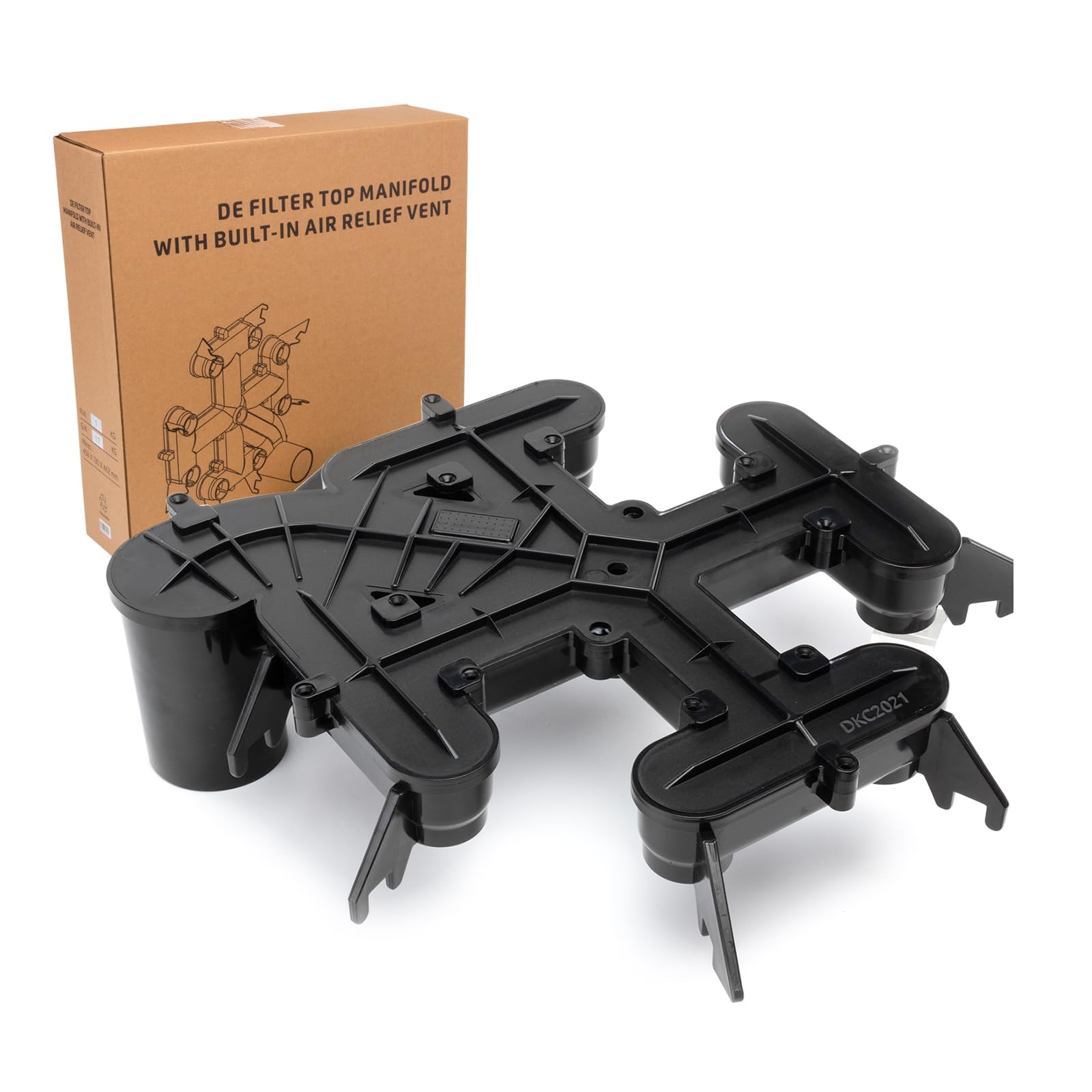 VODCACA 𝟐𝟎𝟐𝟒 𝙐𝙥𝙜𝙧𝙖𝙙𝙚𝙙 DEX2400C Top Manifold with Air Bleed Assembly Fit for Hayward Pro-Grid D.E. & Micro-Clear DE2400 DE3600 DE4800