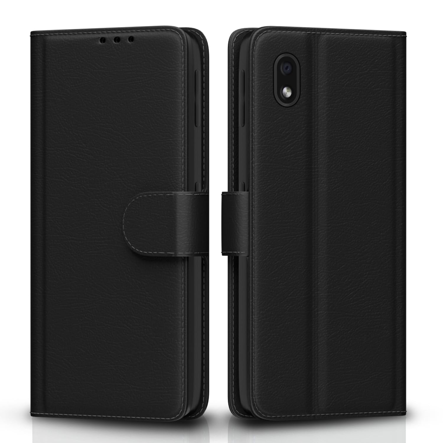 Samsung Galaxy M01 Core Flip Case - Leather & TPU Protection -1
