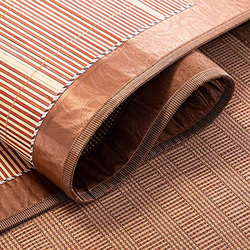 Roupa de cama de verão Tapete de piso familiar Tapete de dormir dobrável Tapete de bambu Respirável