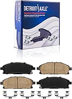 Vista 144 de Detroit Axle - Pastillas de freno para Pontiac Grand Prix 2005-2008, Buick LaCrosse Allure 2005-2009, pastillas de freno de cerámica con repuesto