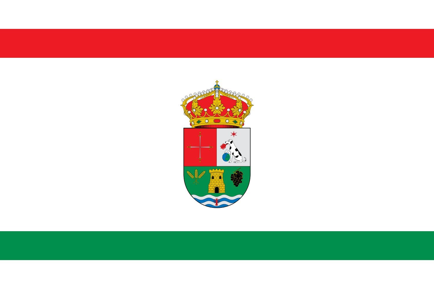Drapeau Caleruega blason pour décoration de fête et rassemblement