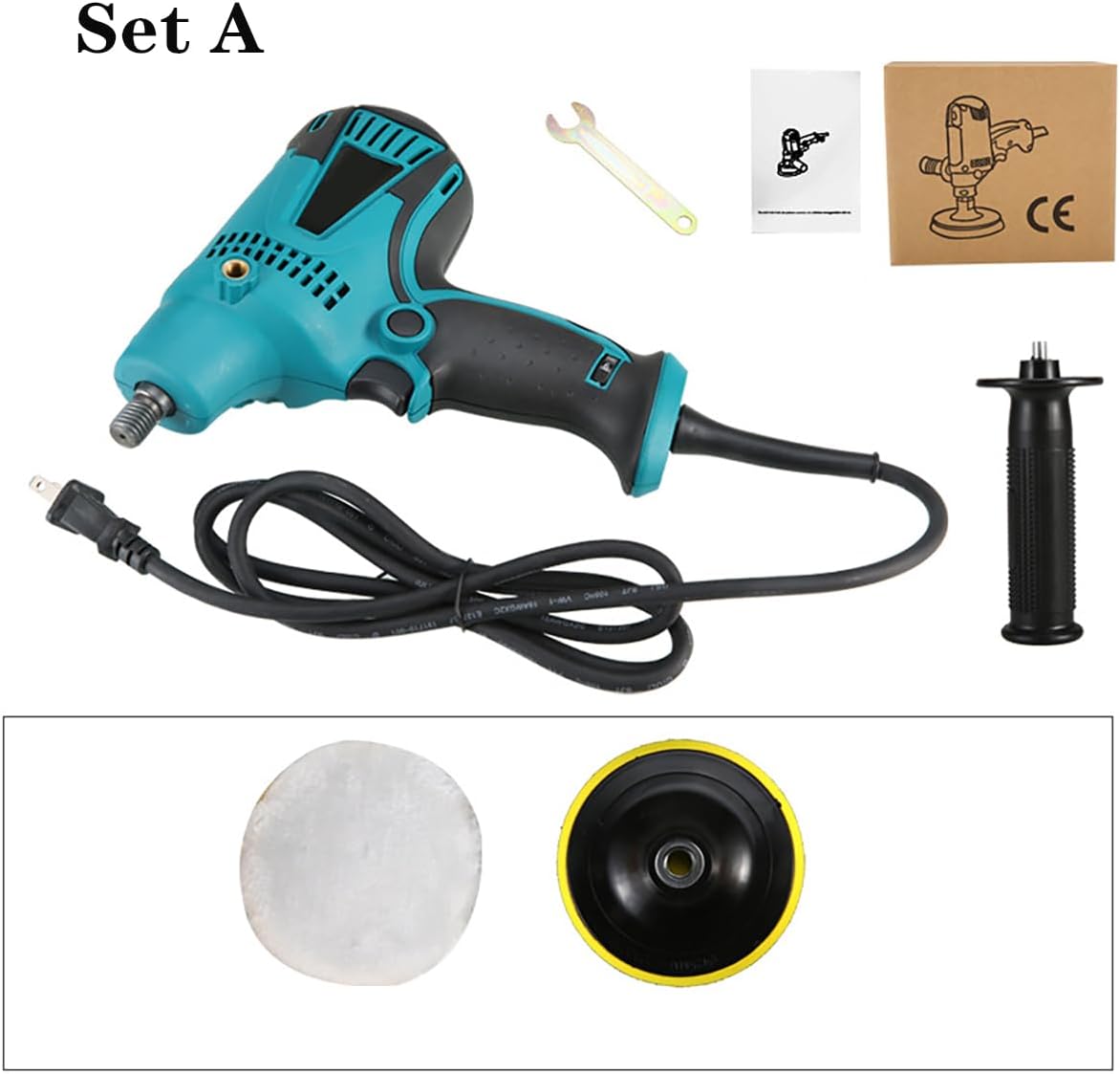 5-inch car polishing Machine, waxing Machine, Electric 220V Household car Scratch Repair and Sealing Machine,Set A