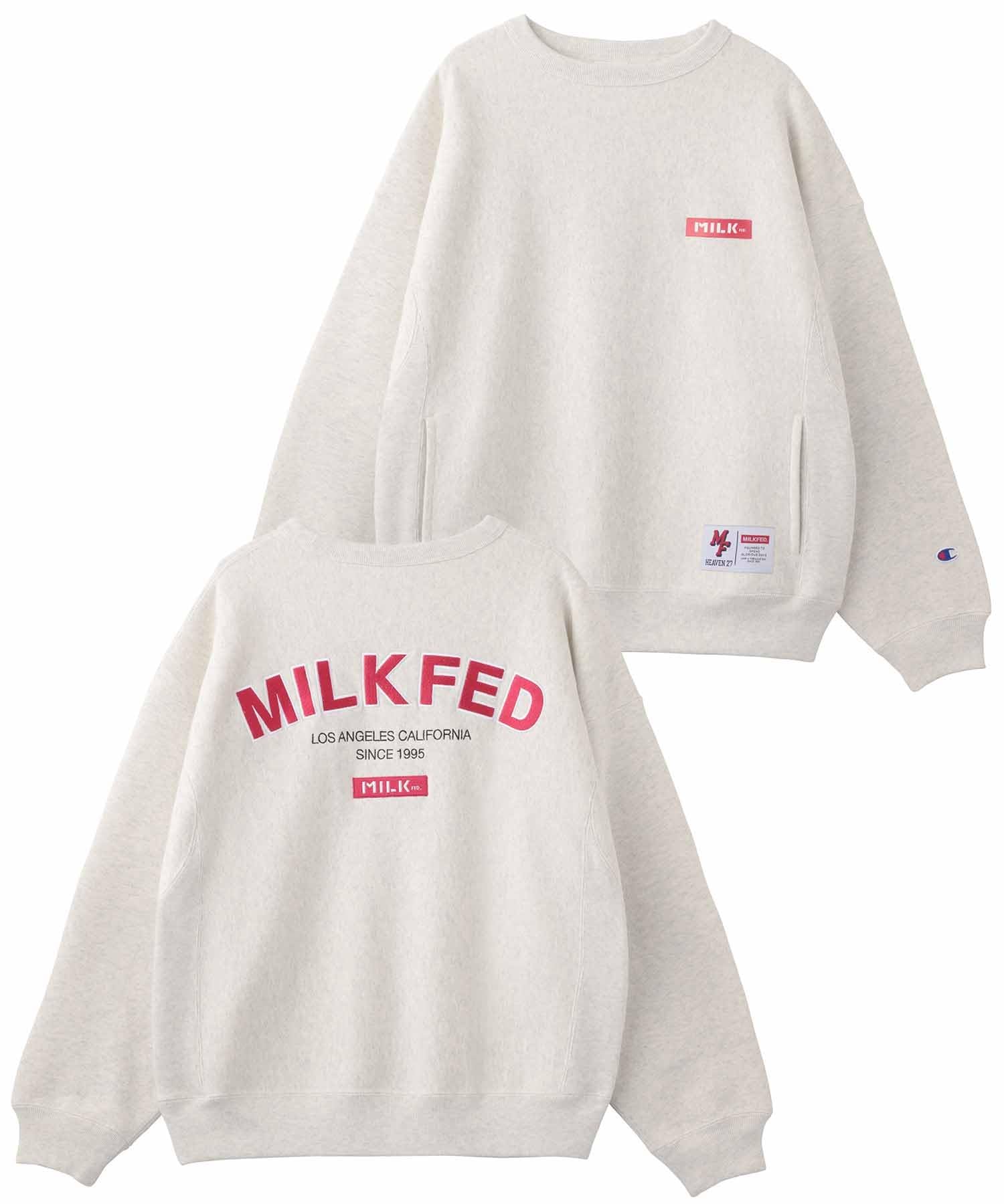 MILKFED.ⅹCHAMPION 新品タグ付　SWEAT スウェット MILKFED.ⅹCHAMPION 新品タグ付 SWEAT スウェット MILKFED
