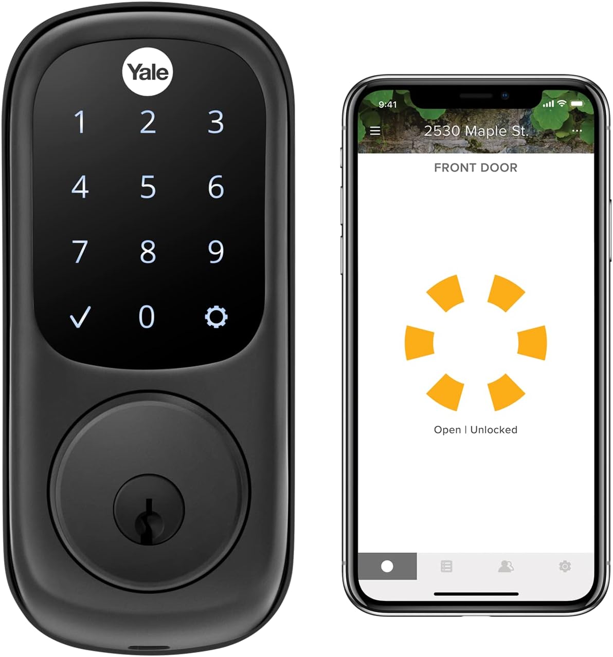 Assure Lock Touchscreen, Wi-Fi Smart Lock - Works with Amazon Alexa, Google Assistant, HomeKit, Phillips Hue and Samsung SmartThings, Black Suede