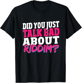 Riddim Rave Festival Costume EDM Music Bass Music Riddim T-Shirt