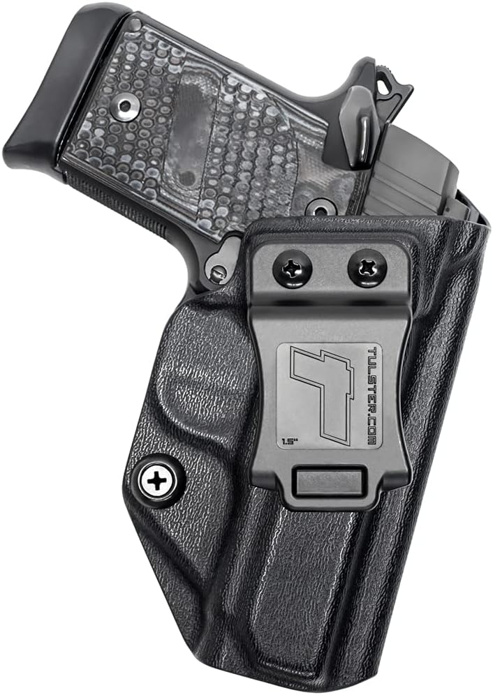 Tulster IWB Profile Kydex Holster in Right Hand fits: Sig P938 Holster | Inside The Waistband Appendix Concealed Carry