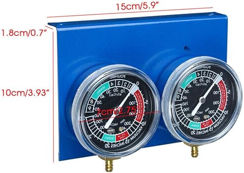 Miniatura 5 de Equilibrador de vacío de motocicleta Carburador de vacío profesional Sincronizador de carbohidratos Accesorios de motocicleta Durable 2 Cilindros
