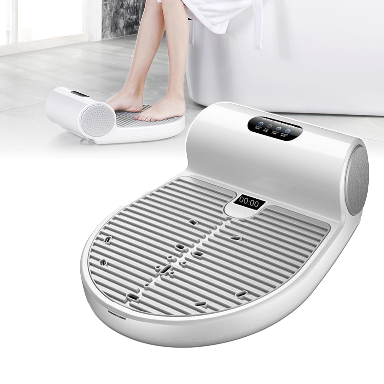 GanzköRper-FöHn Nach Dem Duschen 1350-W-KöRperwäRmer-FöHn Mit Praktischem LCD-Bedienfeld, KöRperpflegetrockner FüR Erwachsene Nach Dem Baden (Upgraded Version (with Body Weight Scale))