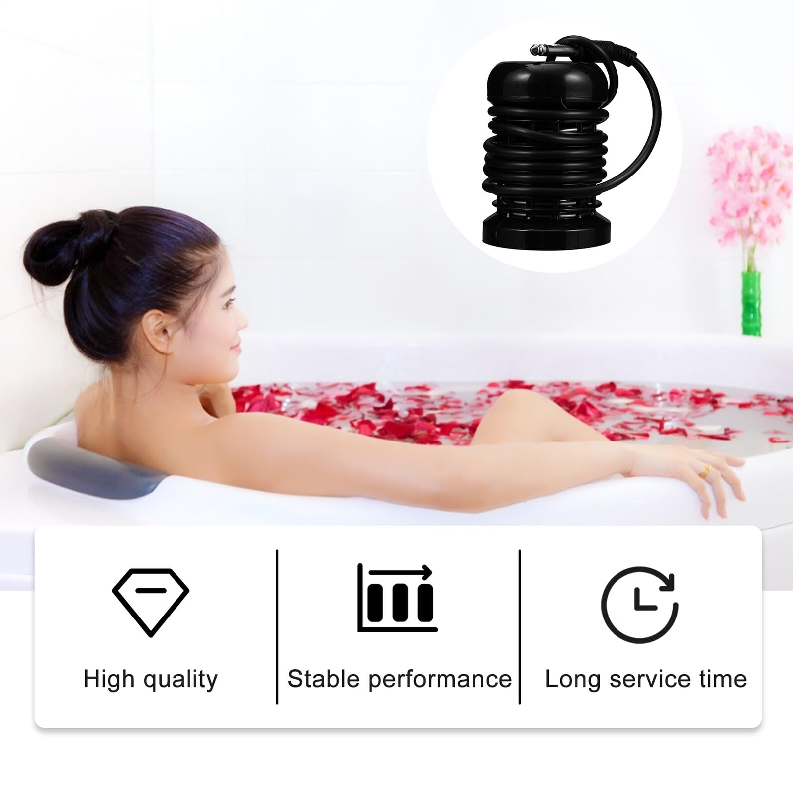 BESPORTBLE Set da 10 Bobine Ioniche in Plastica per Pediluvio Professionale, Compatibili Macchine per Pediluvio, Accessori Durevoli per Centri Benessere Piedi e Uso Domestico