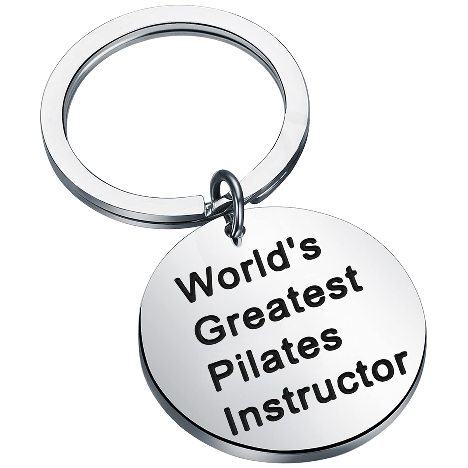 BEKECH Pilates Instructor Keychain