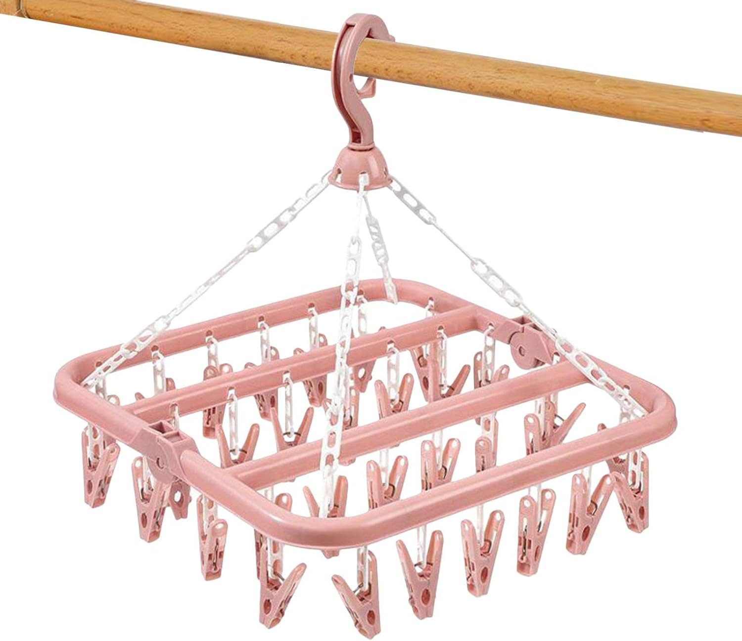 Hujinkan Underwear Drying Rack For Clothes Airer, Laundry Swivel