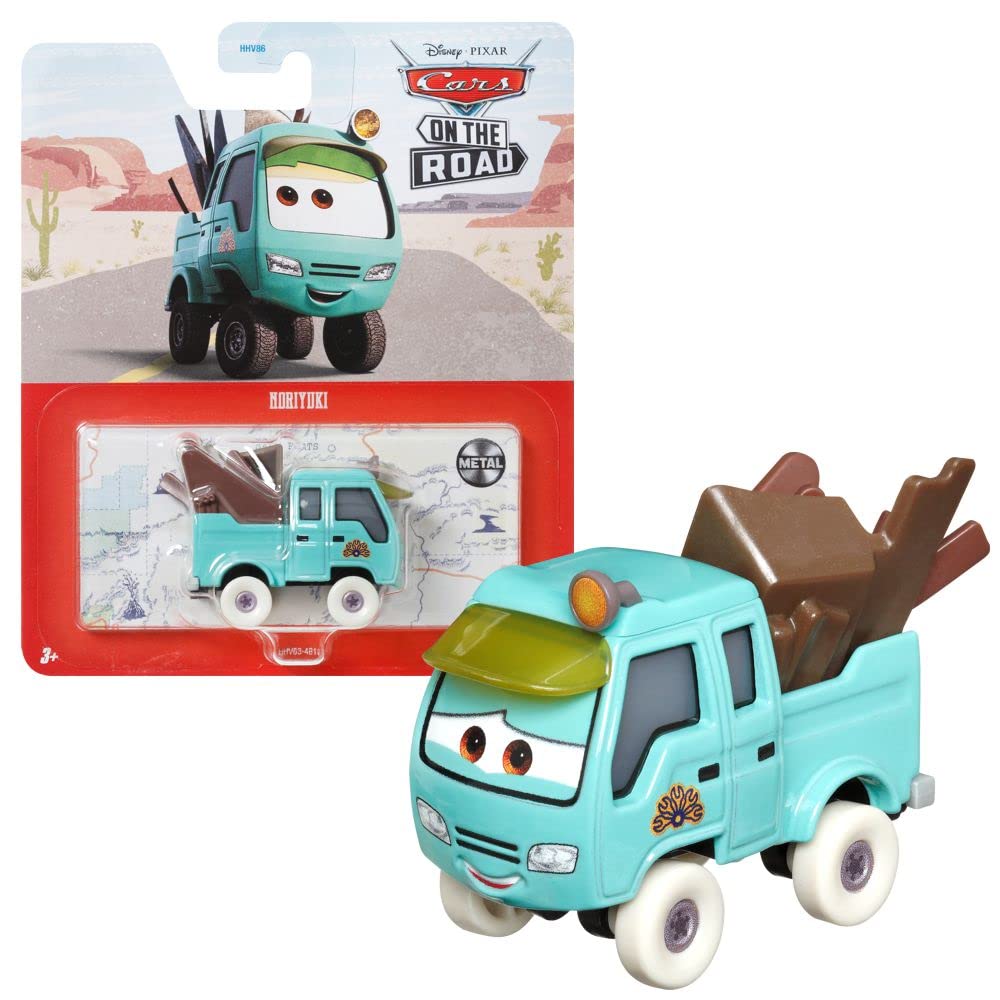 Mattel Vehicles Racing Style Disney Cars Die Cast 1:55 Car, Noriyuki, 0