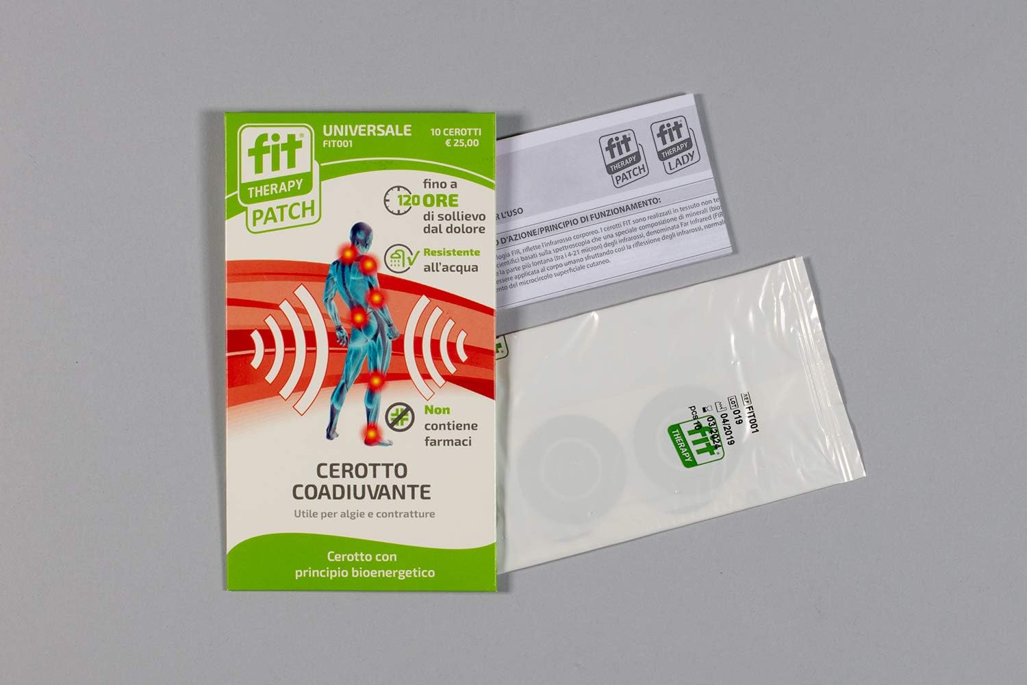 cerotto alla lidocaina per la schiena