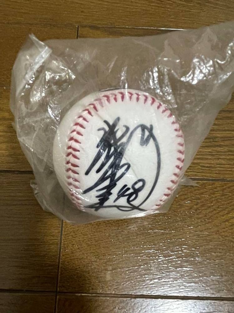元近鉄バッファローズ21岩隈久志選手直筆サインボール