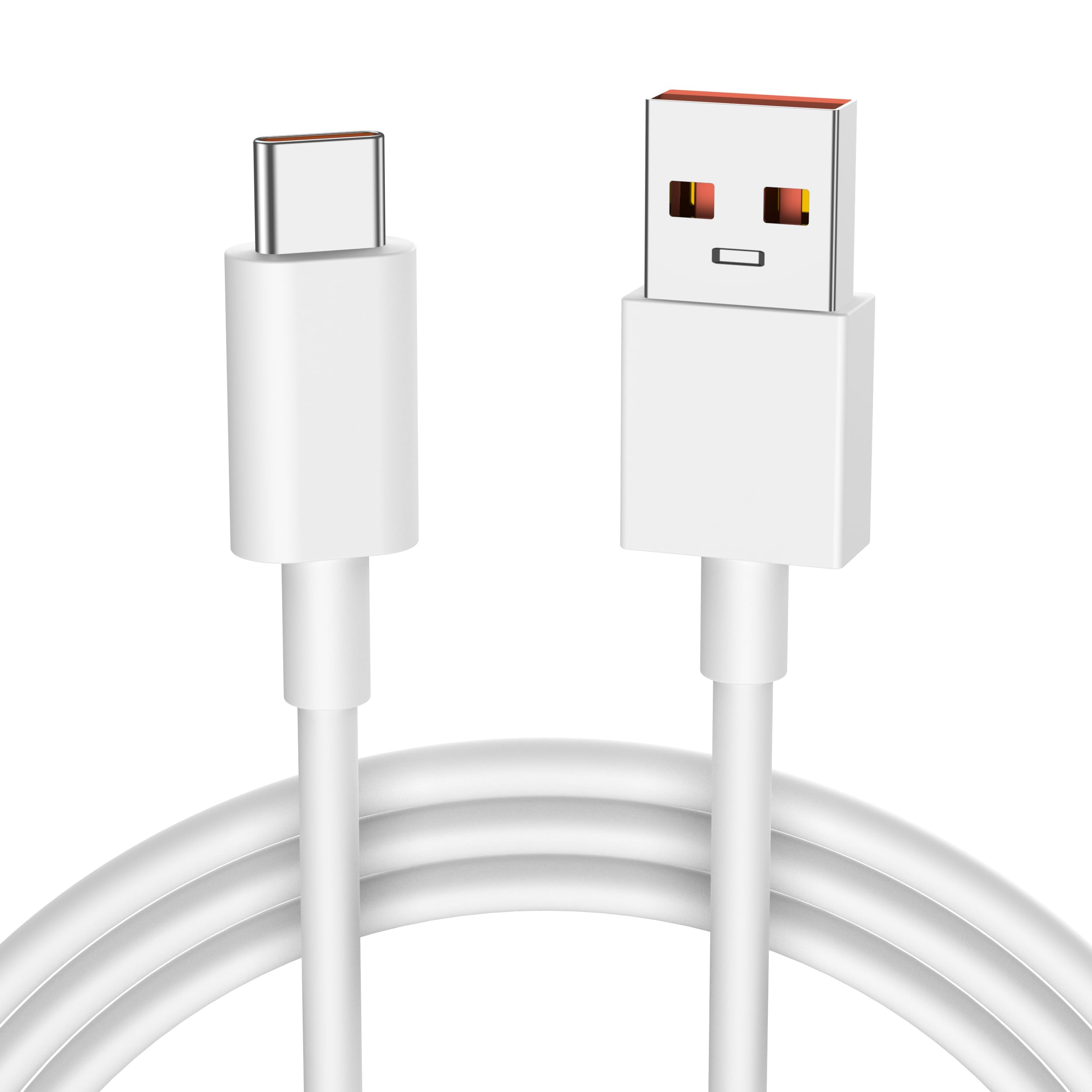 Amzpas 120W 6A Cavo USB Type-C 1M, Cavo USB C Ricarica Rapida per Xiaomi Redmi Note 14 13 12 11 11S 10S 11T 8 9 Pro; Xiaomi 14 13 10T 11T 12T 11 12 Lite, POCO X6/X5/C65/X4/F3/M5/M5/Mi Pad 5 (1M*2) - 2