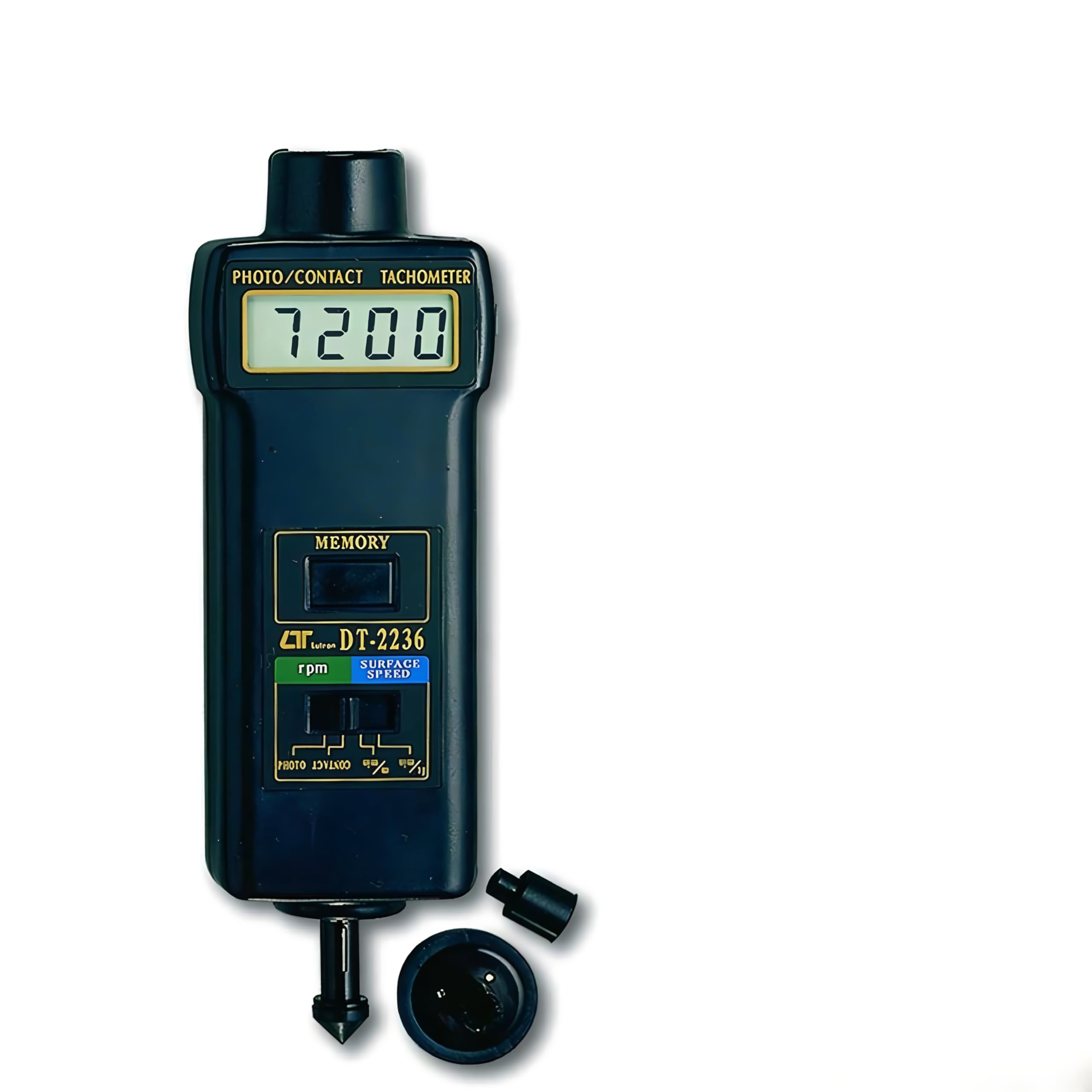 i-POOK 2 IN One DIGITAL TACHOMETER DT-2236 Combines Photo Tachometer (RPM) and Contact Tachometer HighResolution 0.1 RPM high precision 0.05% accuracy made in Taiwan