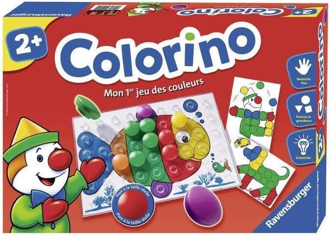 Ravensburger Colorino : Jeu Educatif pour Enfants dès 2 Ans - Développement Motricité & Créativité