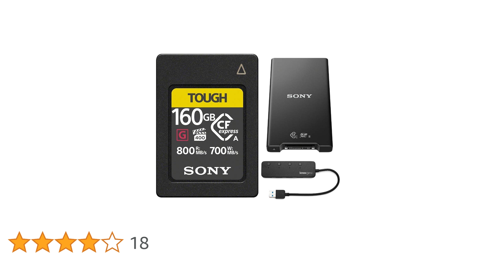 SONY - SONY CFエクスプレスカード160GB CEA-G Series CFexpress Type A Memory Card | CEA-G80T / CEA