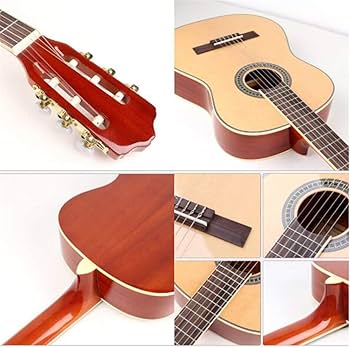 Amazon.co.jp: 39インチのフォークギター、ライト合板ギター