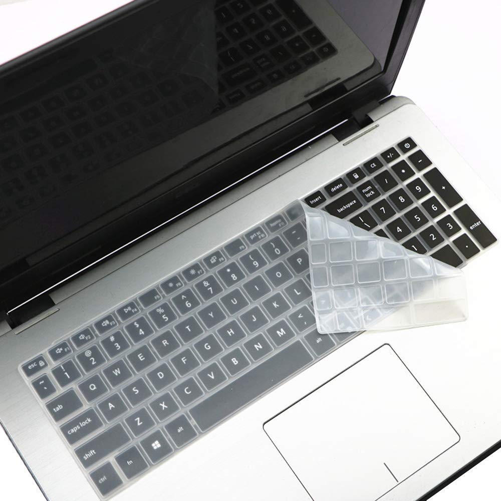Saco Chiclet Keyboard Skin Compatible for Dell Inspiron 15 7591 Laptop, Dell Inspiron 15 5000, Dell Vostro 15 7590 Laptop-Transparent (B07V2NDBGM) Amazon Price History, Amazon Price Tracker