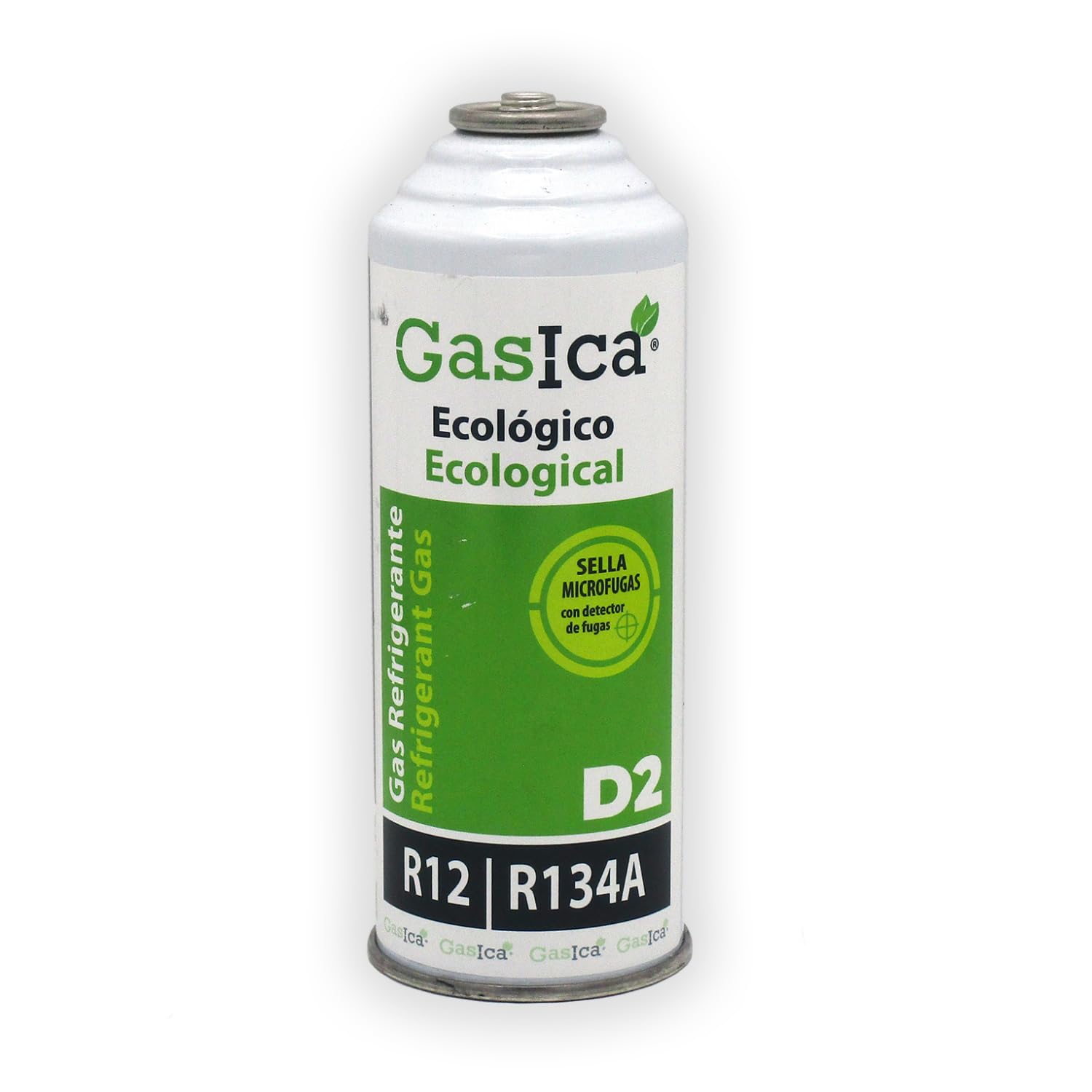 GASICA D2 Gas Refrigerante Biologico Ecologico 226 g Equivalente R12 R134A Compatibile Aria Condizionata