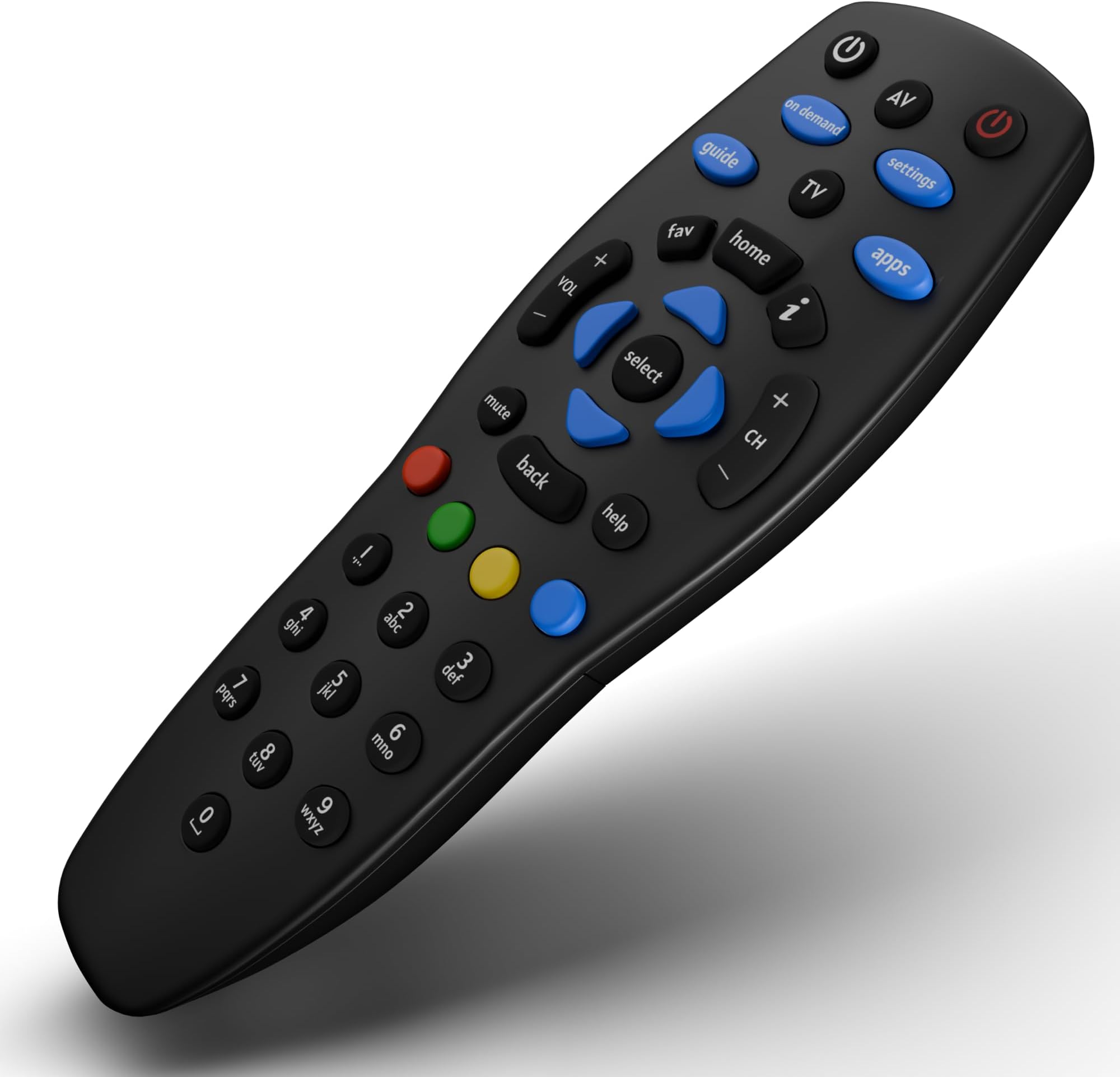 Original Remote Control | Seamlessly Compatible with Tata Sky/Tata Play Set Top Box (SD/HD)