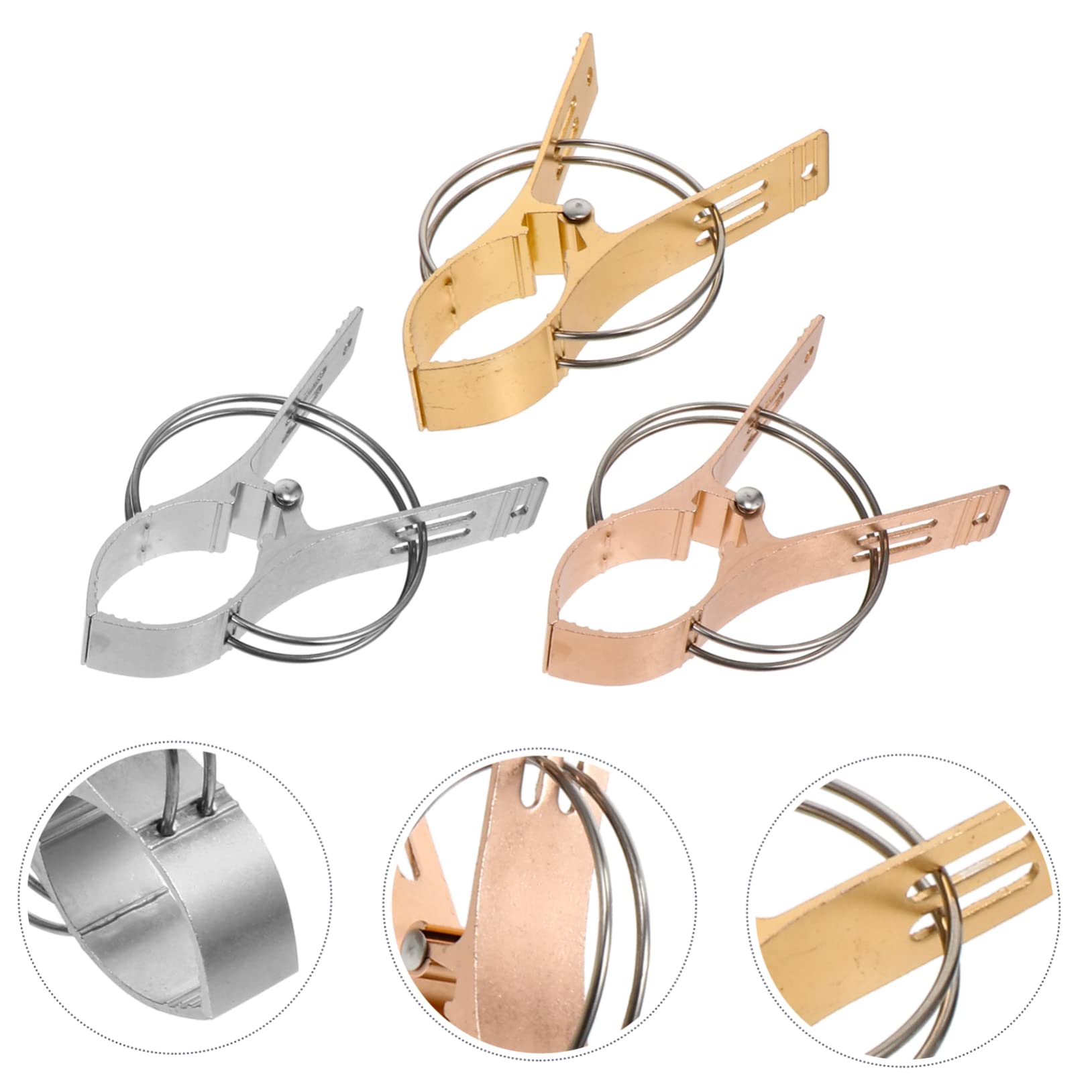 9piezas Pinzas De Aleación De Aluminio Resistentes Al Viento para Ropa y Toallas Multifunción Duraderas para Secar Pantalones