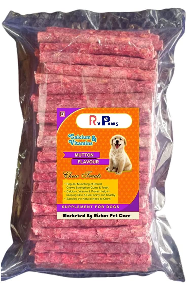 RvPaws Dog Treat Chew Sticks - 1 Kg Mutton Flavor Munchy Sticks for Dogs and Puppies (B0BRXYFFLX) Amazon Price History, Amazon Price Tracker