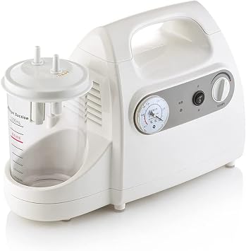 Automatic Sputum Suction, Low Noise Negative Pressure Sputum Suction Pump Equipment, 1000 CC Suction Canister, Mucus Secretion Suction Machine for Elderly