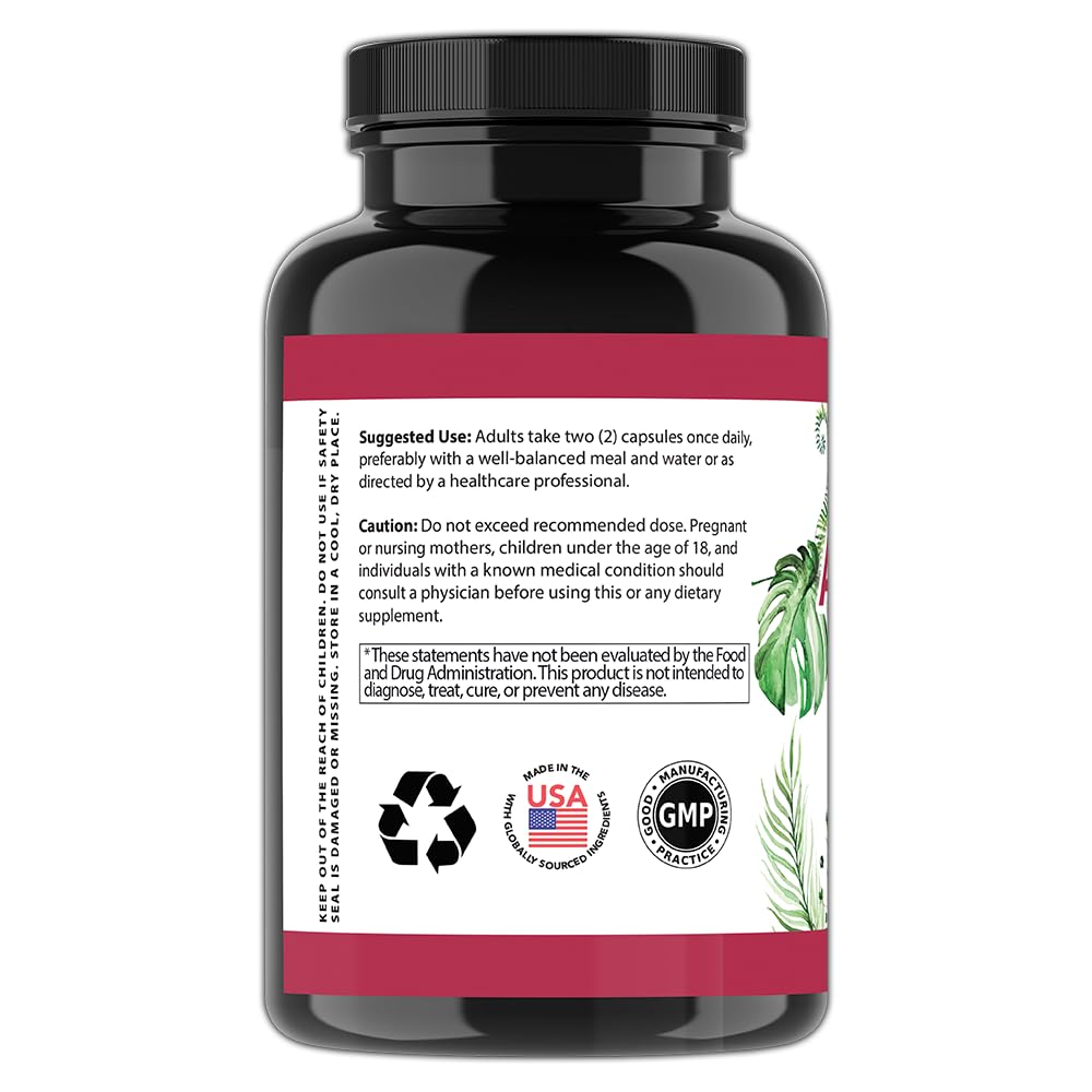 Angry Supplements Vegan Apple Cider Vinegar + Beet Root Veggie Capsules for Men and Women– 500mg Apple Cider Vinegar & 500mg Beet Root per Serving (2-pack/120ct) — Amazon image 4