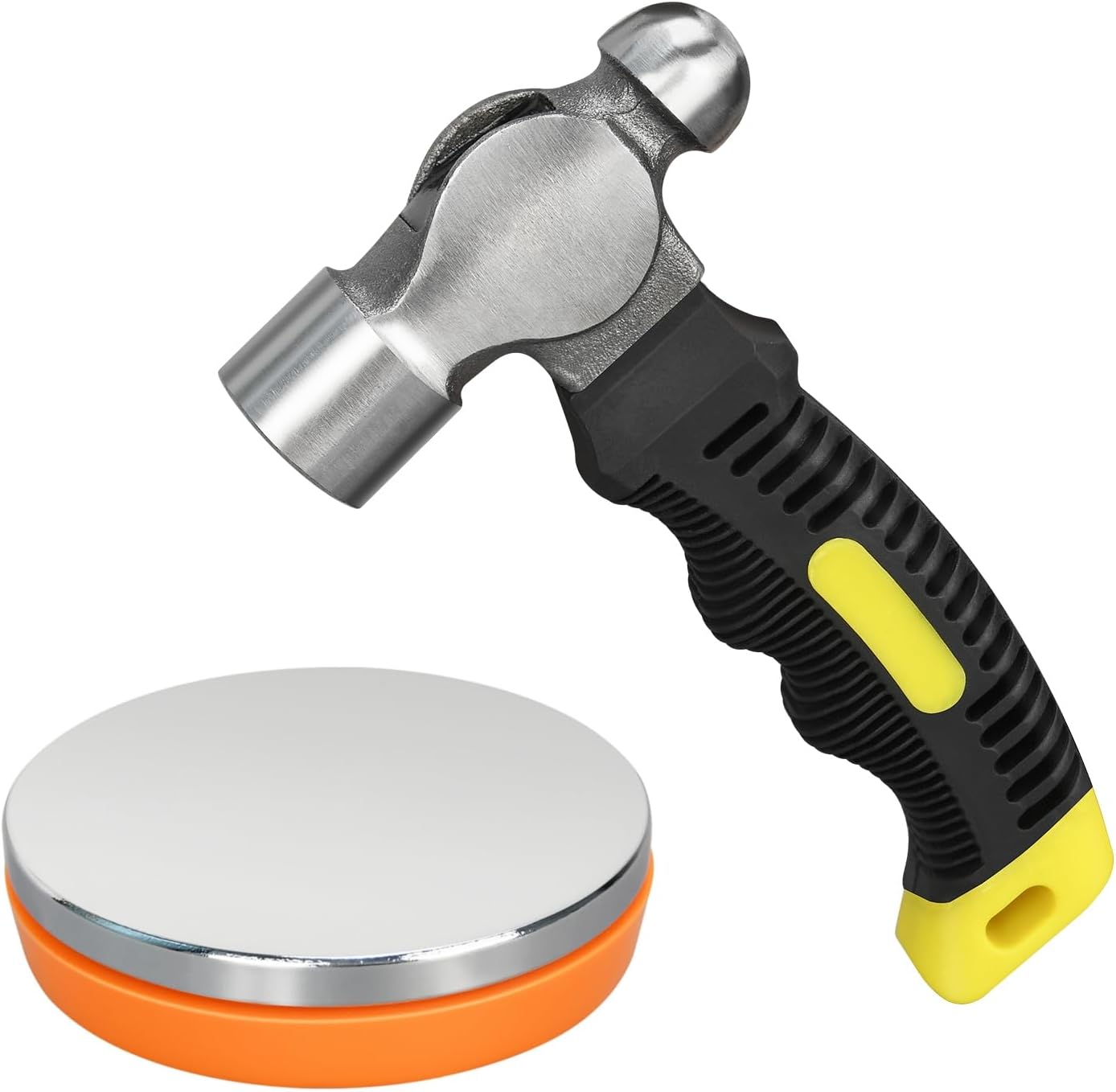 Steel Bench Block and Metal Stamping Hammer Kit, Jewelry Making Stamping Tools for Jewelry Making and Metal Stamping