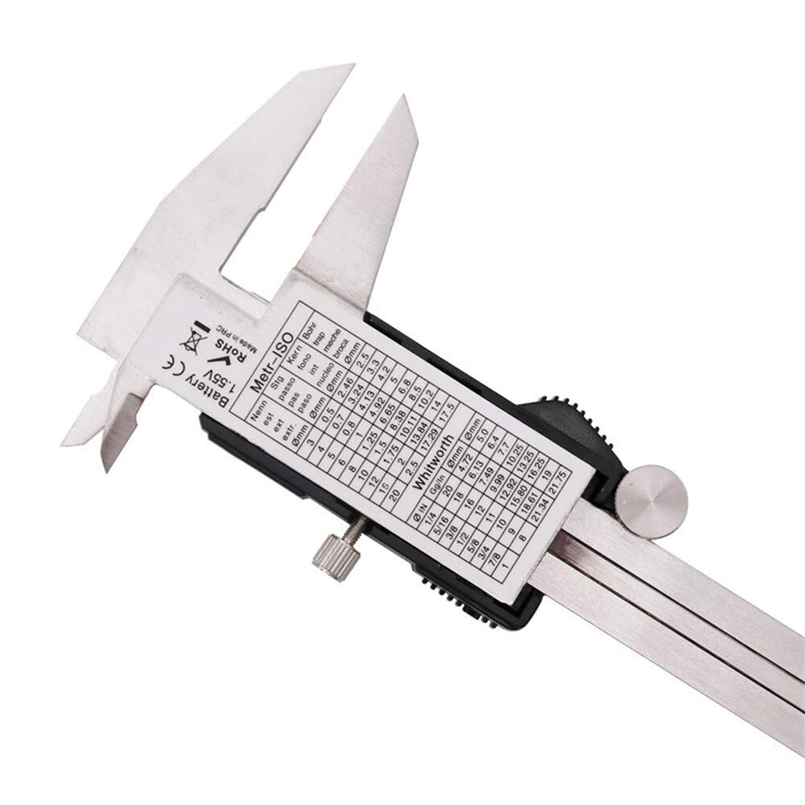 Calibrador Digital Electrónico De Altura, Calibrador Vernier De Plástico, Calibrador De Acero Inoxidable De 0 A 150 Mm